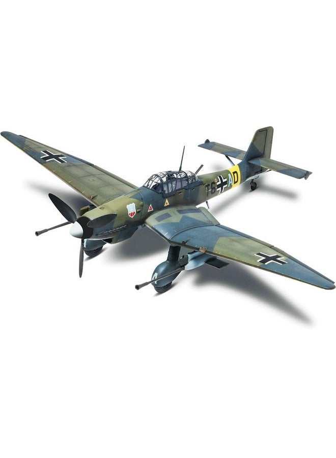 Revell Stuka Ju 87G-1 Tank Buster Plastic Model Kit, 144 months to 1188 months, Clear,Grey