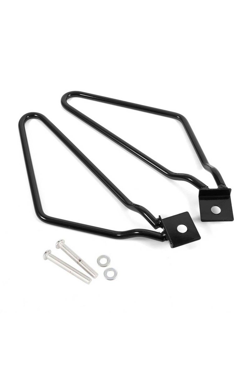 إيروريكس دعامات تثبيت حقائب جانبية للدراجات النارية (قطعتان) باللون الأسود، متوافقة مع طرازات XL883/1200 وHD1450/1584