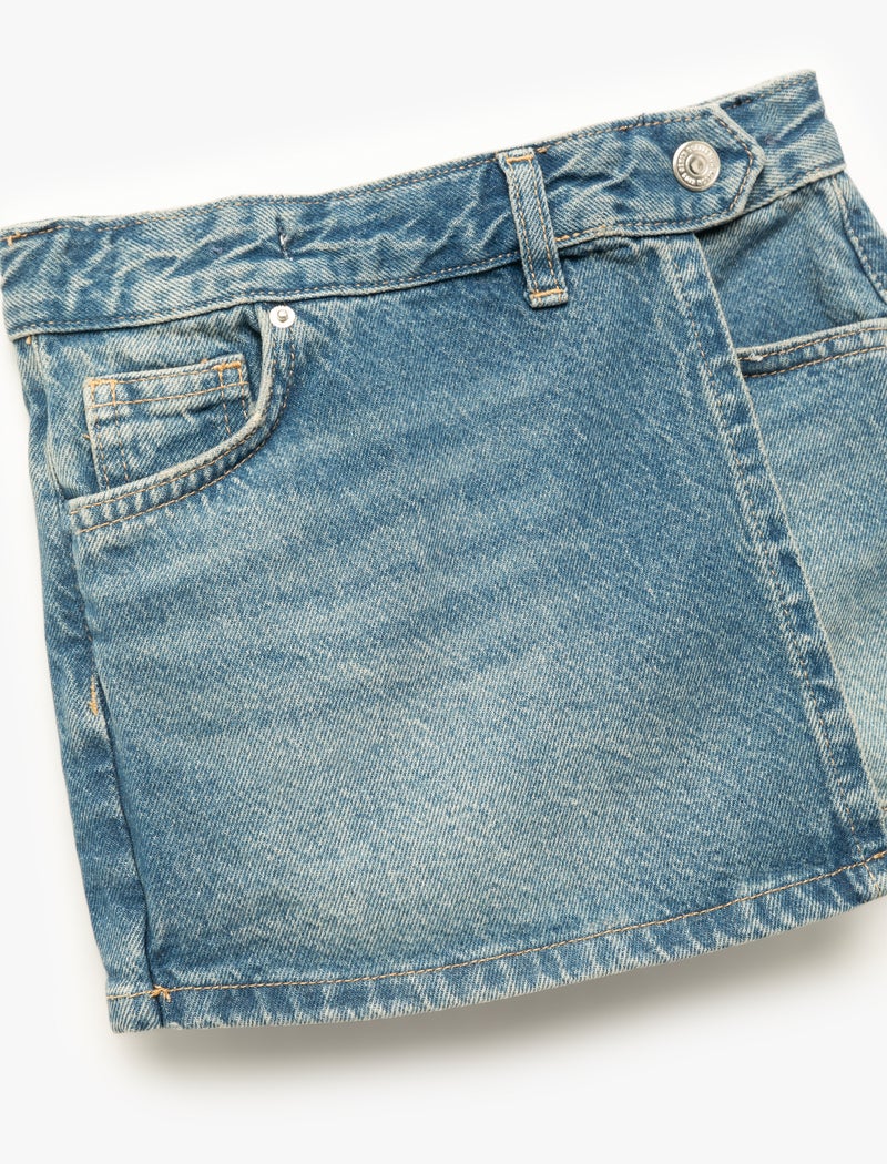 KOTON Denim Skort - Image 3