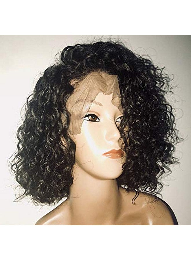 SeraphicWig Glueless Short Curly Bob Lace Front Wig 100% Brazilian Human Hair Pre Plucked With Baby Hair For Women (10 Inch 13X4 150% Density) - Image 4