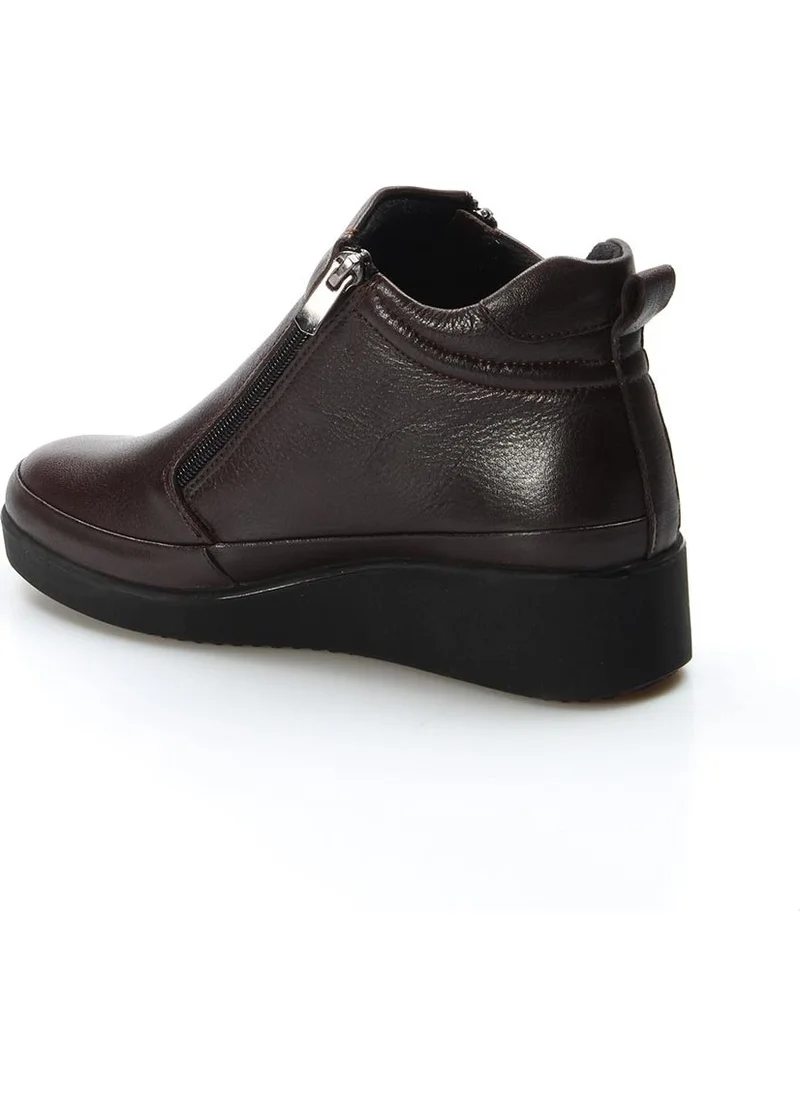 Fast Step Genuine Leather Women's Thick Sole Boots 863SZA356