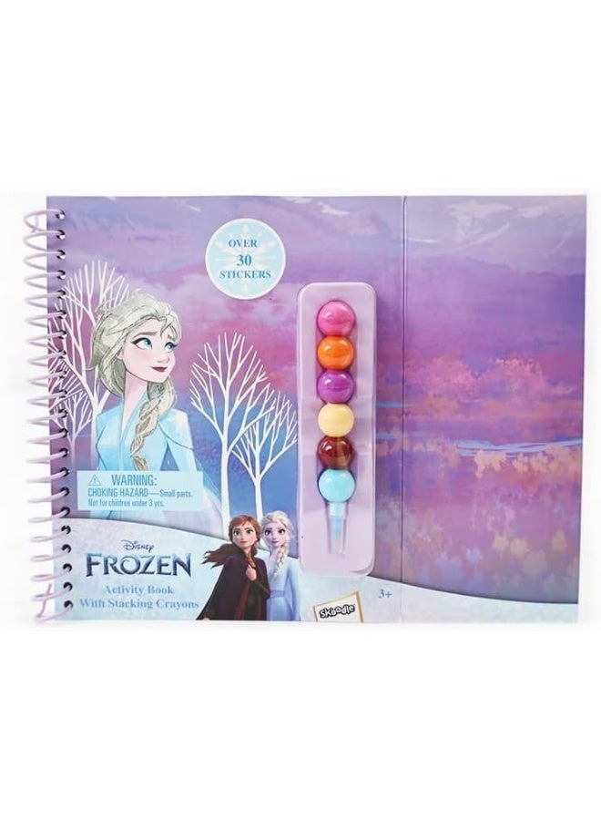 SKOODLE مجموعة SKOODLE من 4 كتب أنشطة للأطفال مع مجموعة من الأقلام الملونة المتراكبة - Image 4