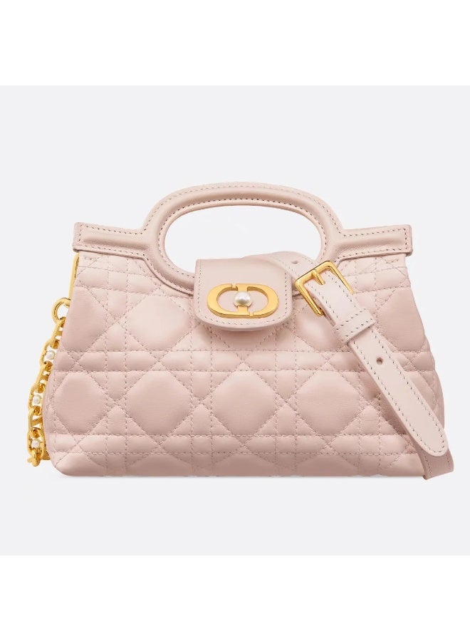 Dior Addict Dior Jolie Mini Top Handle Women Bag, Womens Shoulder Bag, Women's Cross-Body Bag, Women's Hand Bag,  Pink-19 cm x 13.5 cm x 9 cm - Image 1