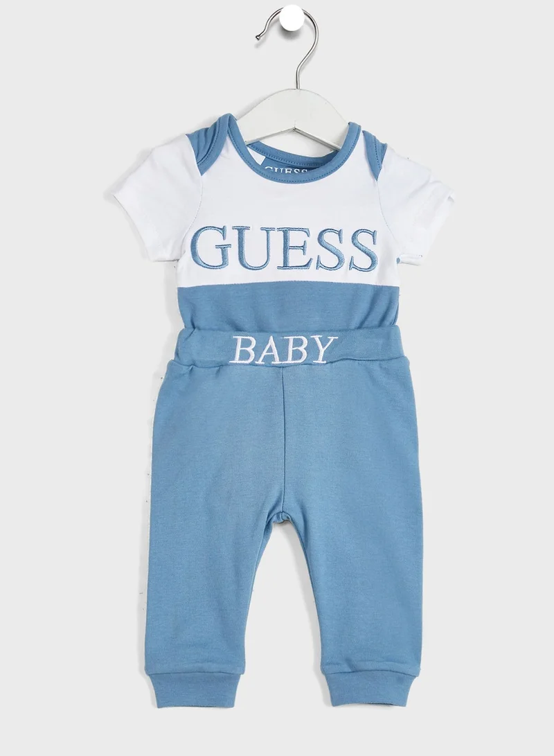GUESS Infant Logo Bodysuit & Pants Set