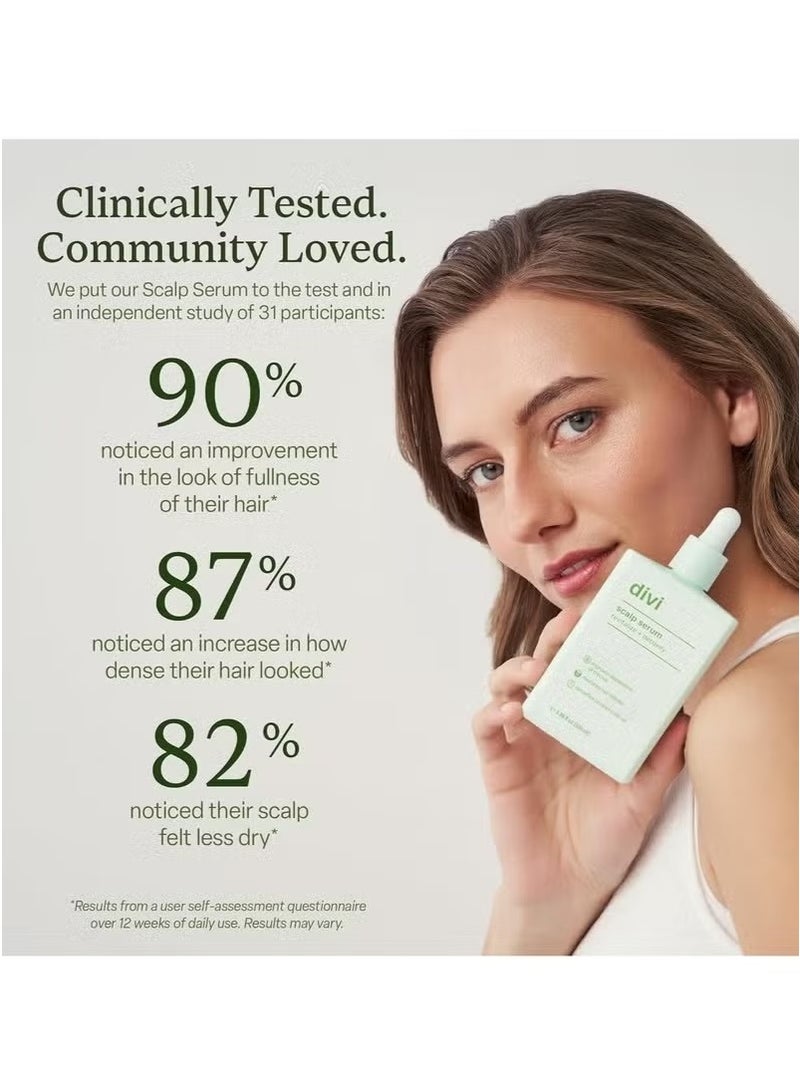 ديفي رقيق الشعر فروة الرأس الجوهر ، 30 مل - بعد التجارب السريرية ، يحتوي على الأحماض الأمينية والكافيين وزيت إكليل الجبل الصيغة الغذائية - تعزيز صحة فروة الرأس والشعر الامتلاء ، والحد من تراكم الدهون والمنتجات - Image 4