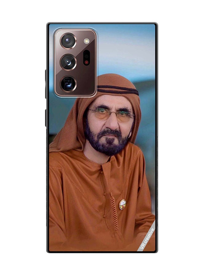 VR CREATIVE Protective Case Cover For Samsung Galaxy Note20 Ultra 5G Sheikh Mohammed Bin Rashid Al Maktoum Design Multicolour - Image 1