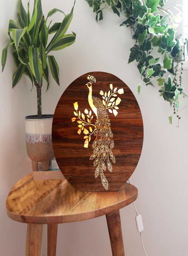 G GSS Designs قوالب جيس إس إس - 12x16 بوصة قوالب طاووس كبيرة قابلة لإعادة الاستخدام على الشجرة للرسم على الخشب، الجدران، القماش، الأقمشة، الأثاث، الحرف اليدوية - Image 4