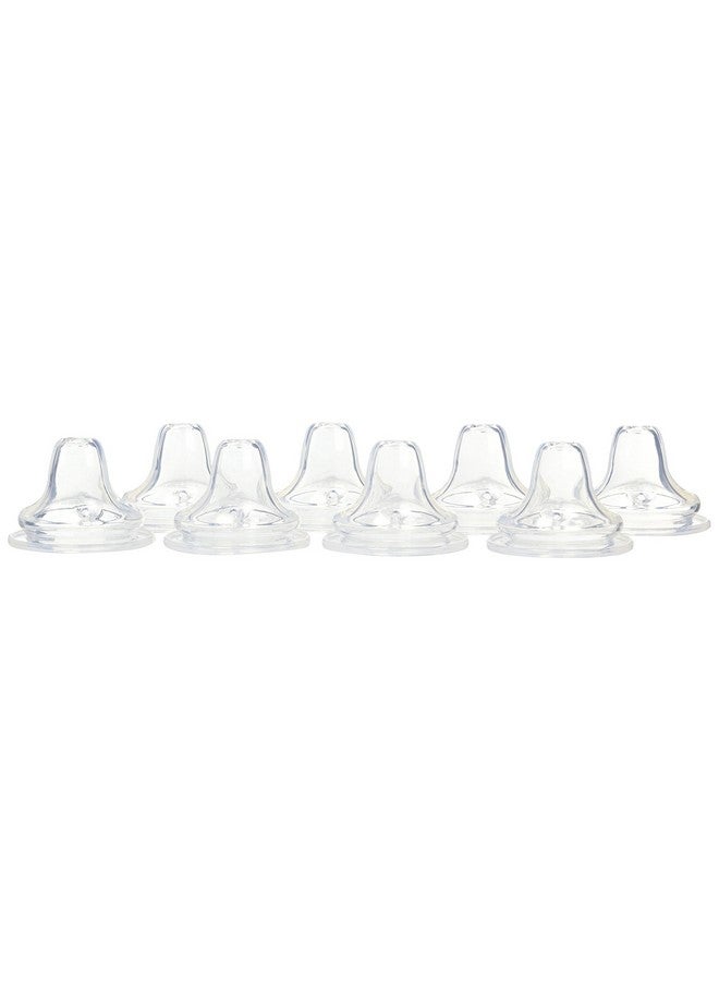 8 Pack Nuk Clear Silicone Replacement Spouts