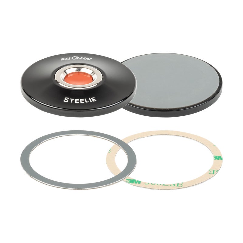 Nite Ize Steelie Orbiter Plus Magnetic Socket and Metal Ring - Car Dashboard with Magnetic Mount - Sturdy Dashboard Mount for Cell Phone - Black - Image 2