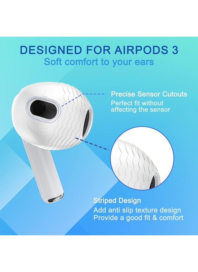 Beauenty - 5-Pairs Ear Tips Covers for AirPods 3, Anti-Slip Dust Silicone Ear Covers Accessories Compatible with AirPods 3rd Generation, Fit in The Charging Case - Image 1