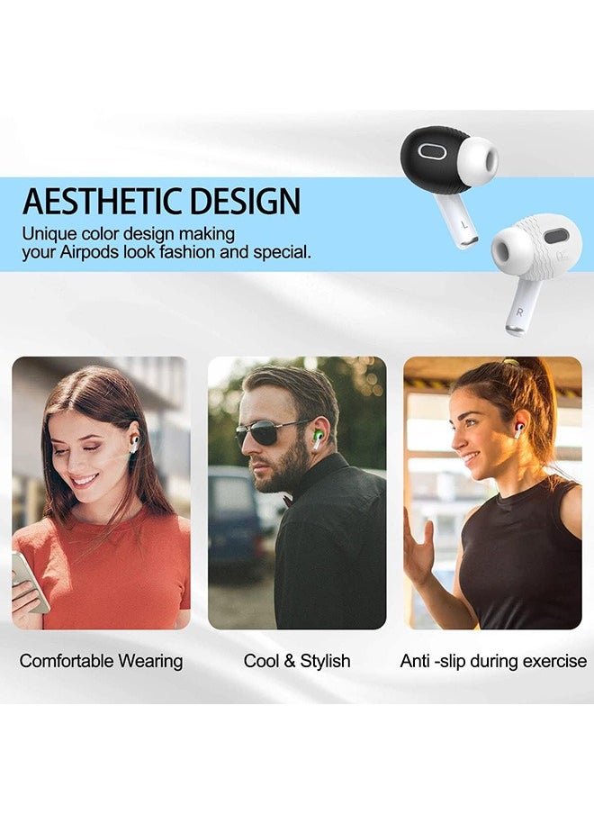 Beauenty - 5-Pairs Ear Tips Covers for AirPods 3, Anti-Slip Dust Silicone Ear Covers Accessories Compatible with AirPods 3rd Generation, Fit in The Charging Case - Image 1
