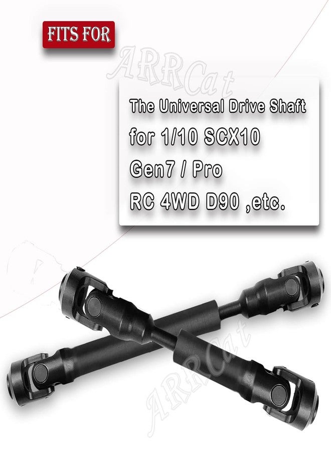 قطعتان من عمود إدارة السيارة RC مقاس 87-122 مم لسيارات SCX10 وSCX10-II RTR بمقياس 1/10 (87-122 مم) - Image 2