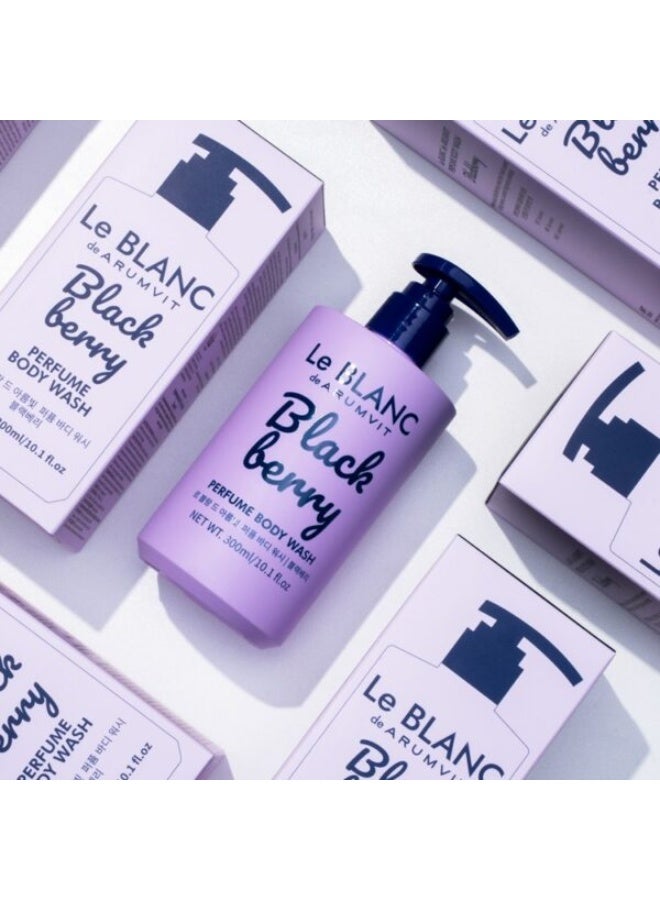 LE BLANC De Arumvit Blackberry Perfume Body Wash 300 ML - Image 4