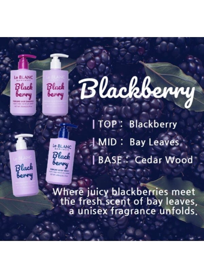 LE BLANC De Arumvit Blackberry Perfume Body Wash 300 ML - Image 5