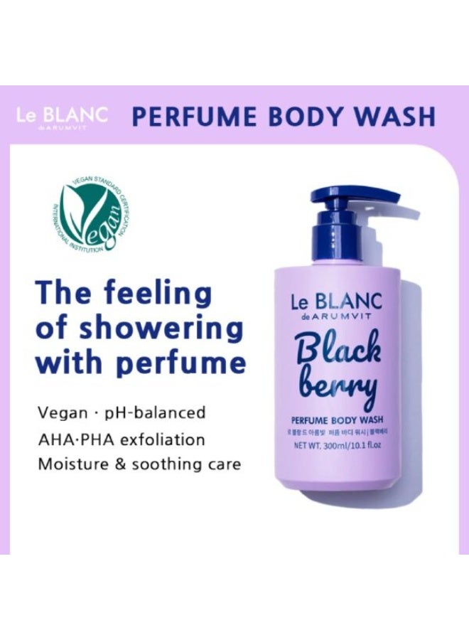 LE BLANC De Arumvit Blackberry Perfume Body Wash 300 ML - Image 3