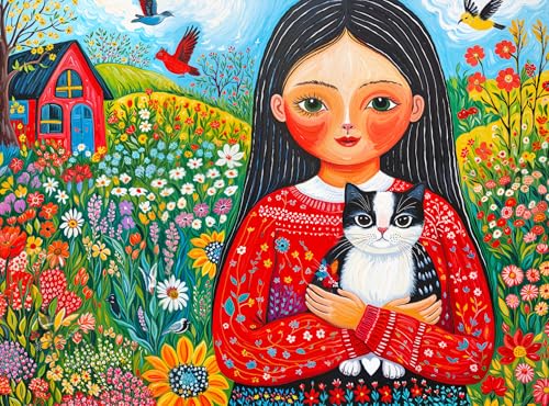 Cross & Glory Cross Glory A Garden of Wonders 1000 Piece Jigsaw Puzzle for Adults Vibrant Nature Art Puzzle Challenging Puzzle for Adults EcoFriendly Materials for Puzzle Lovers - Image 1
