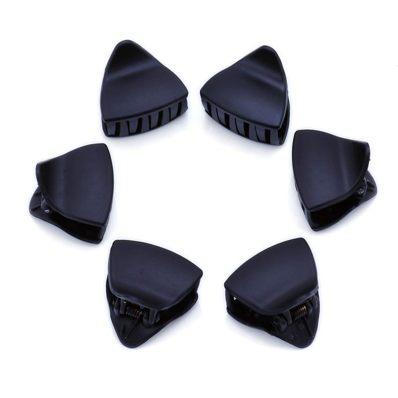 BIRDWARE Hair Accessories Hollow Hair Clips Medium acrylic Clutchers multicolor Butterfly Girls and Women Minimalist Dainty triangle Geometric Clamps Hair Clutchers Metal Hairties - 3 Pcs - Image 1