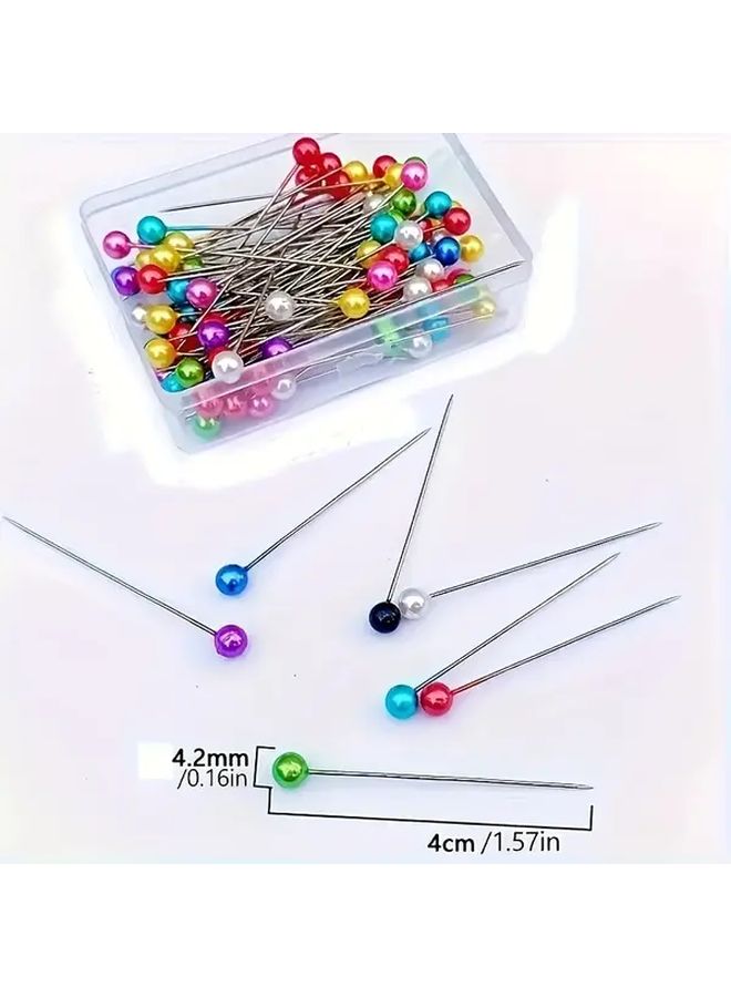 500 Mixed Color Pearlescent Sewing Pins Ideal For Diy Crafts Clothing Accessories And Knitting Supplies - Image 4