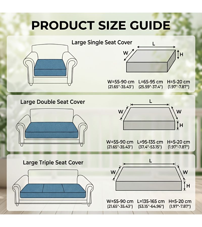 Light Gray Stretchy Feiye Sofa Cover 180g High Gram Weight Protective Decorative Sofa Cover For Single Sofa Size 21 65 To 35 43 Inch Width 25 59 To 37 4 Inch Depth Available In Six Colors And Three Sizes - Image 3