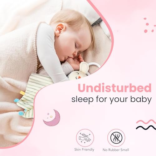 MELVIS Instadry Waterproof Baby Bed Protector Sheet | Anti-Piling Fleece, Extra Absorbent & Quick Dry Baby Sheet | Small Size 50x70cm, Pack of 2 (Sky Blue & Salmon Rose) - Image 4