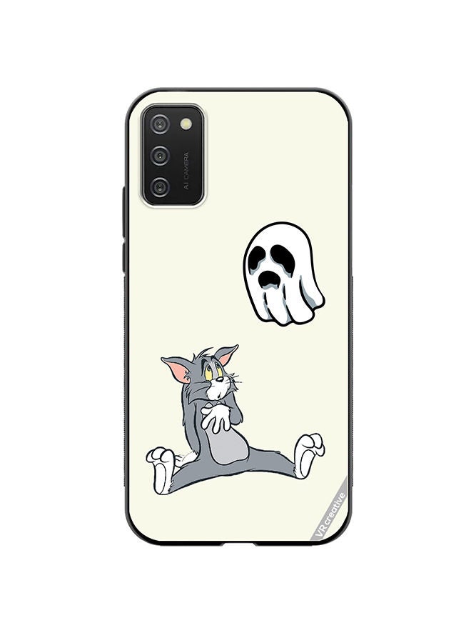 VR CREATIVE Protective Case Cover For Samsung Galaxy A03s Tom Scared Design Multicolour - Image 1