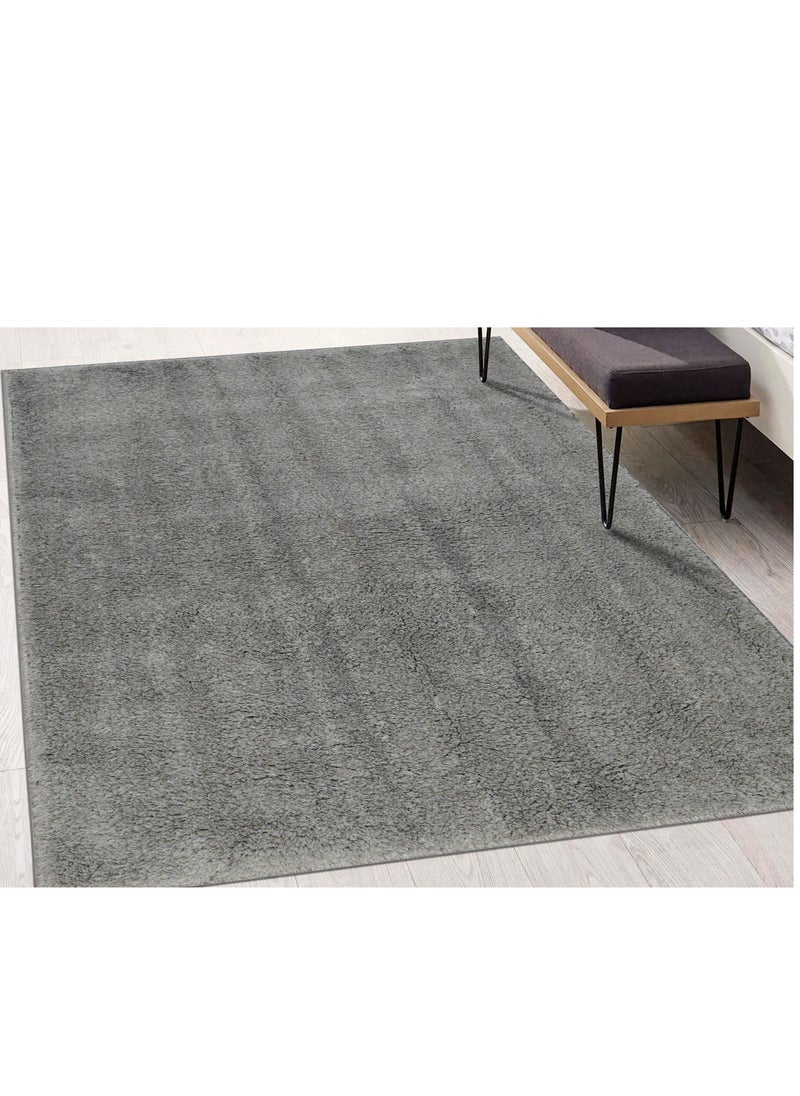 Mac Carpet - 50% discunt on Mira Shaggy Doormat - Gray - Image 1
