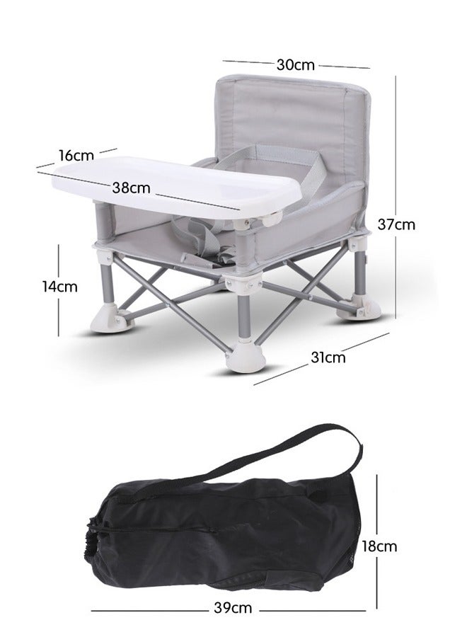 general High chair is portable foldable multi-functional baby outdoor dining seat baby high chair is comfortable to sit in suitable for aged 6-36 months - Image 4