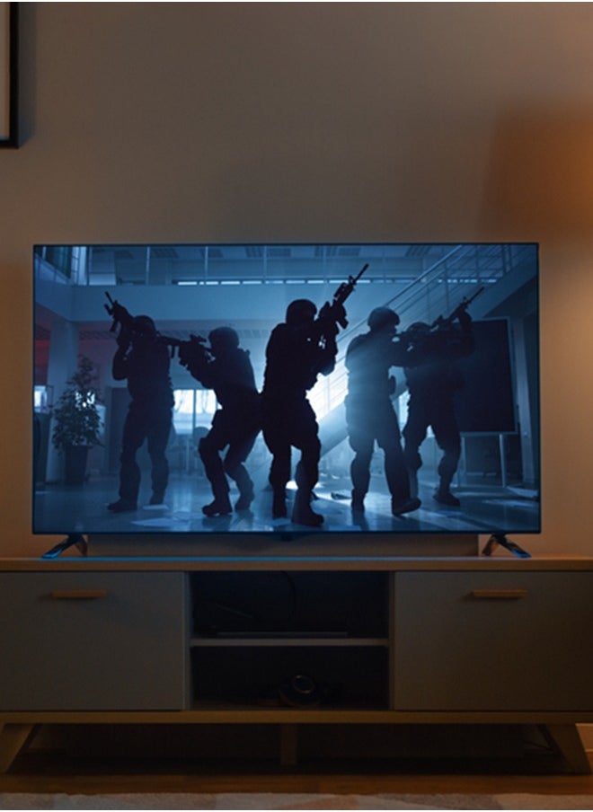 AURORA - 65" TV - HDR - Android 14 - Built-in Receiver with Two Remote Controls - AR-65LPS - Image 1