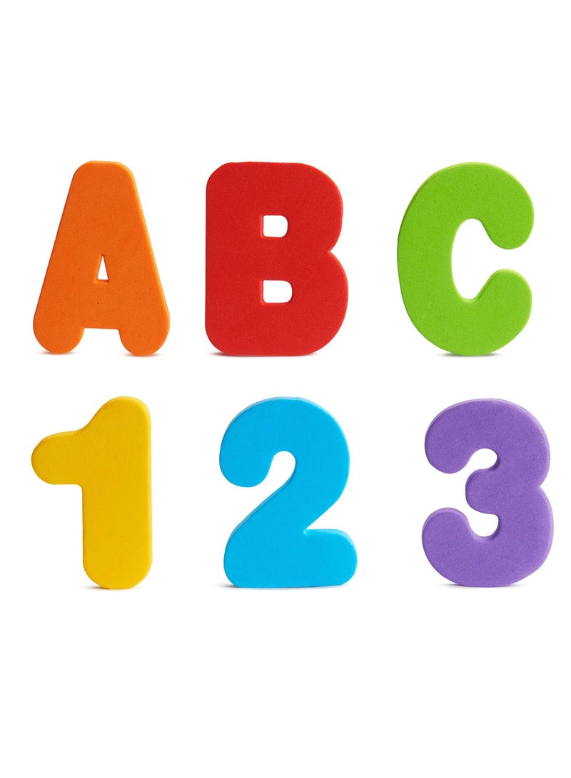 دوركو 36 رغوة حمام الحروف والأرقام ، العصي بسهولة ، قابلة لإعادة الاستخدام ، سريعة الجافة ديكور حمام لعبة الحمام للرضيع / الطفل / الطفل الصغير / الأطفال - Image 1