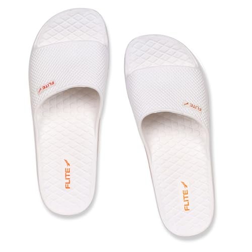 FLITE Men's White Flip Flops Thong Slippers-7 UK/India (40.67 EU) (FL0245G) - Image 3