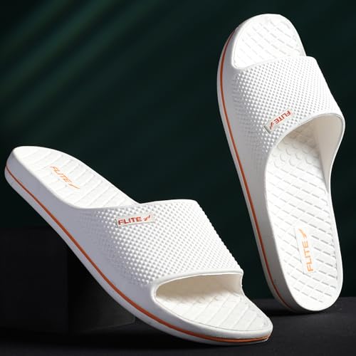 FLITE Men's White Flip Flops Thong Slippers-7 UK/India (40.67 EU) (FL0245G) - Image 2