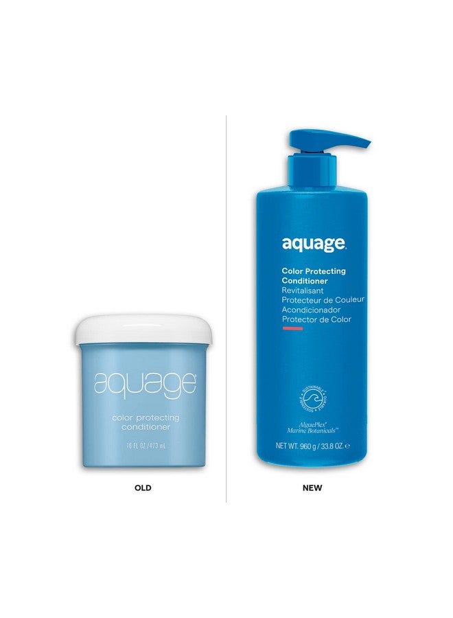 Aquage Color Protecting Conditioner Deeppenetrating Moisturizer Seals In Haircolor Infused With Nutrientrich Sea Botanicals Restores Hair And Adds Shine 33.8 Oz - Image 3