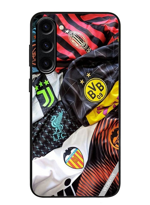 Protective Case Cover For Samsung Galaxy S24 Fabric Design Multicolour