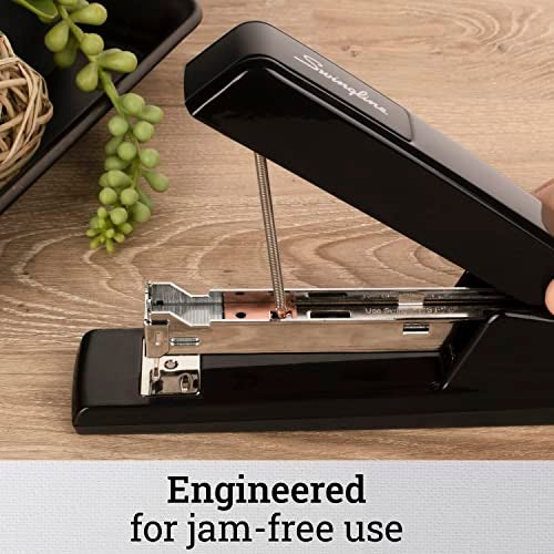 Swingline Stapler, 30 Sheet Capacity, 747 Classic Stapler, Jam Free, Metal, Black (74701) - Image 5