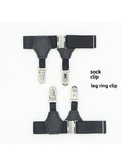 Generic Slimming Knee-High JK Socks for WomenSingle black double clip metal extended version tied thigh Single black double clip metal extended version tied thigh 
