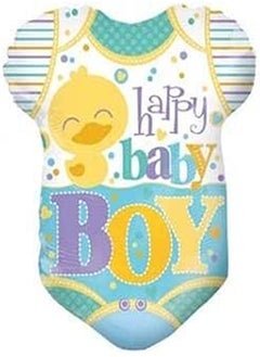ConverUSA Converusa 19613-18 Happy Baby Boy Foil Helium Balloon, 46 Cm - Multi Color 