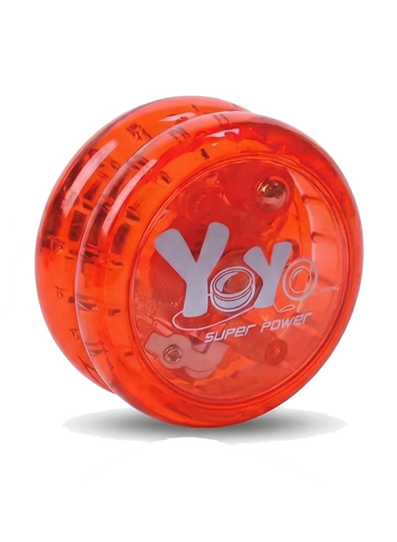REZZOSS 2-Pack Light Up Yoyo Set (Blue & Red) – LED Flashing Responsive Yoyos for Kids & Beginners | Transparent Glow in Dark Return Ball | Party Favors, Goodie Bags & Birthday Gift for Boys Girls | Stress Relief Hand Toy - Image 3