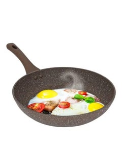 RUOQI Rocky Brown Granite Frying Pan 30cm  - Image 1