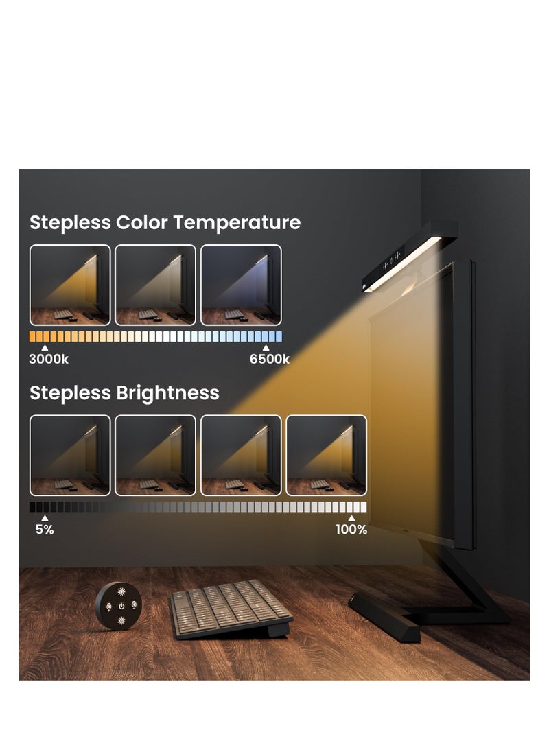 Generic Remote-Controlled USB Monitor Light Bar, Eye-Care Desk Lamp with Stepless Dimming and Adjustable Color Temperature, No Screen Glare for Home Office and Gaming.  - Image 2