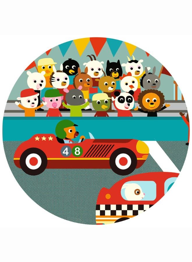 DJECO The Racing Car - Silhouette Puzzle - Image 5