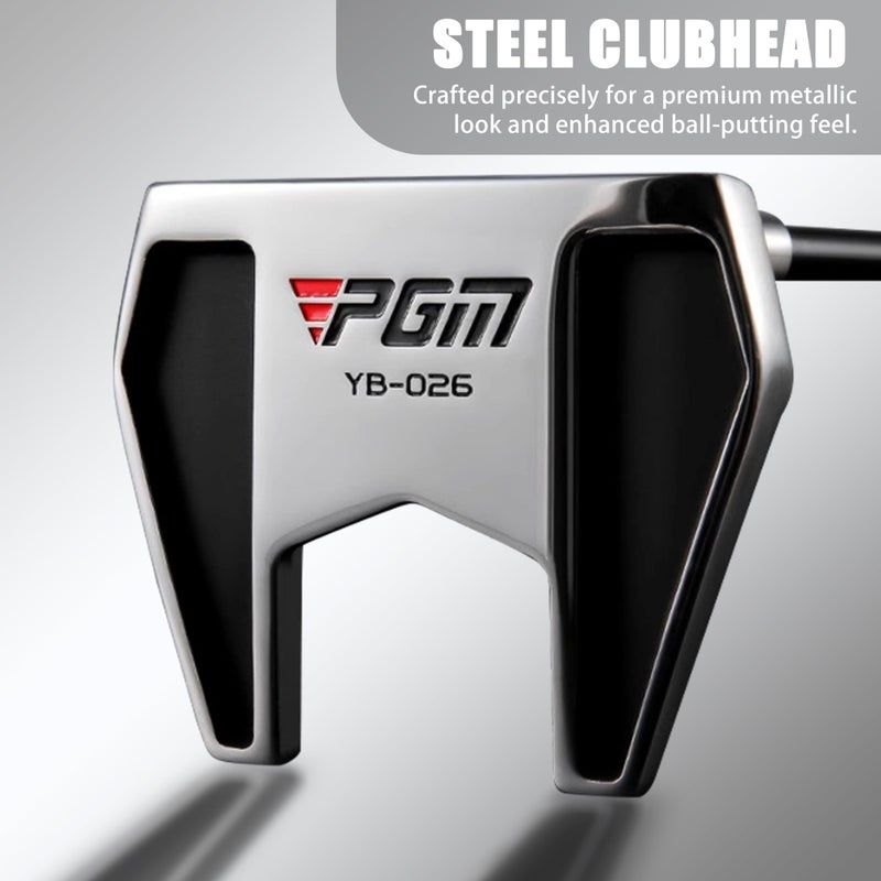 PGM Golf Standing Putter - Golf Putter for Men and Women - Mallet Putter with Stable Low Center of Gravity & Alignment Aid - Right Handed (33") - Image 3