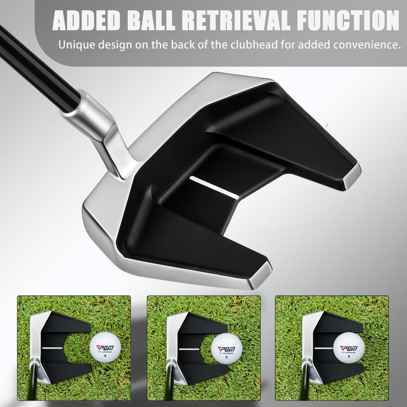 PGM Golf Standing Putter - Golf Putter for Men and Women - Mallet Putter with Stable Low Center of Gravity & Alignment Aid - Right Handed (33") - Image 5