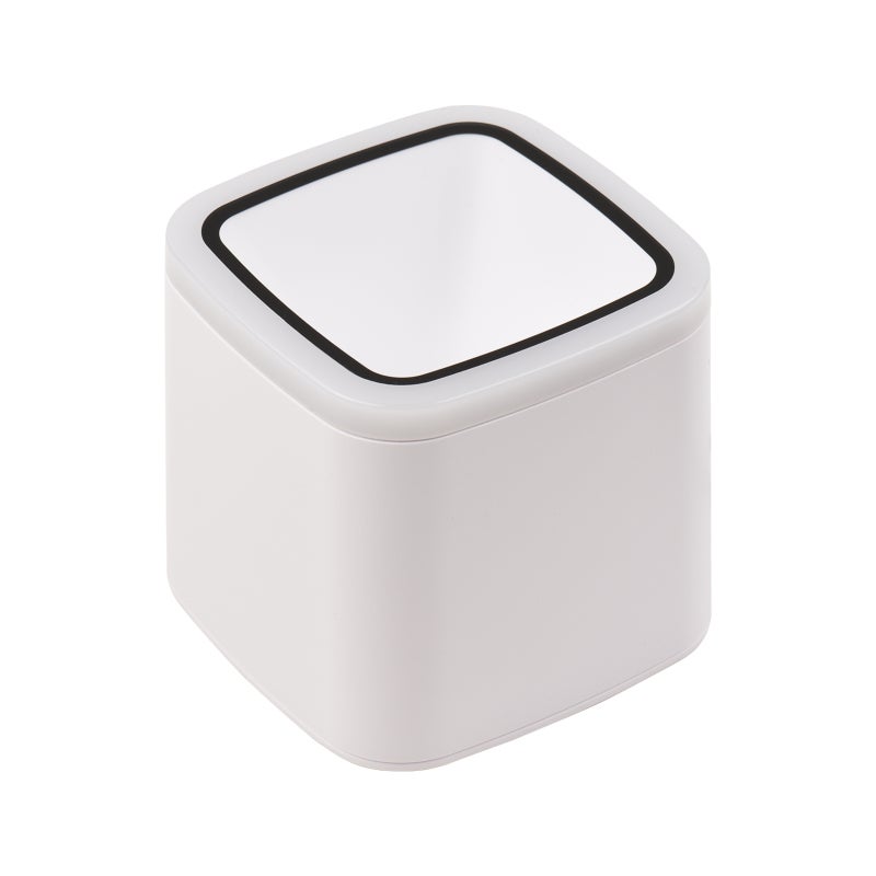 Barcode Scanner: White ABS Desktop Hands-free Wired Scanning Platform - Super Fast Sensitive Decoding Large Window USB Scanner for Supermarkets, Retail Stores, Restaurants, Warehouses & More - Image 1