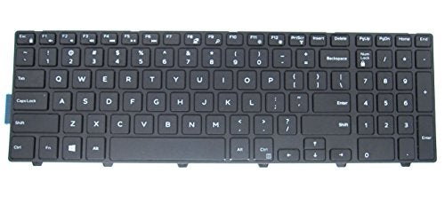 LeFix Replacement Backlit Keyboard (with Frame) for Dell Inspiron 15 3541 3542 3543 3551 3558 3559 5000 5542 5545 5547 5548 5551 5555 5552 5557 5558 5559 and 17 5000 (Only Work on Backlit Models) - Image 1