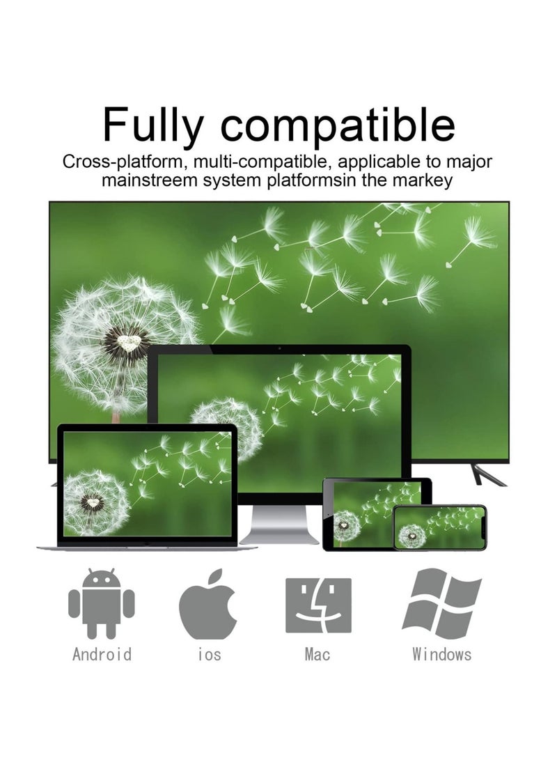 Captaintech Wireless HDMI Display Dongle 4K HDR WiFi Streaming Receiver Movies Shows and Live TV - Image 3