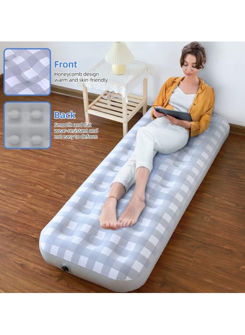 فول جوي مرتبة هوائية قابل للنفخ للتخييم  مقاس واحد متدفقة مع وزن أقصى 100 كجم للبالغين والأطفال والأنشطة الداخلية والخارجية - Image 3