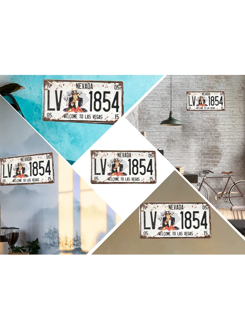 FFD Metal Wall Plate Tin Sign Metal Poster Plate Painted Modern Design Car Plate Tin Wall Art Signs, Cafe Thick Tinplate Wall Decoration Print Poster - Image 4