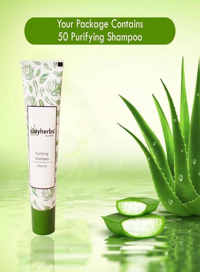 Clayherbs 22ml | 50pc Set Bulk Hotel Amenities | Hospitality Toileties | Travel Size Mini Shampoo | Hotel Shampoo | Nourishing | Biodegradable | Supplies for Guests - Image 2