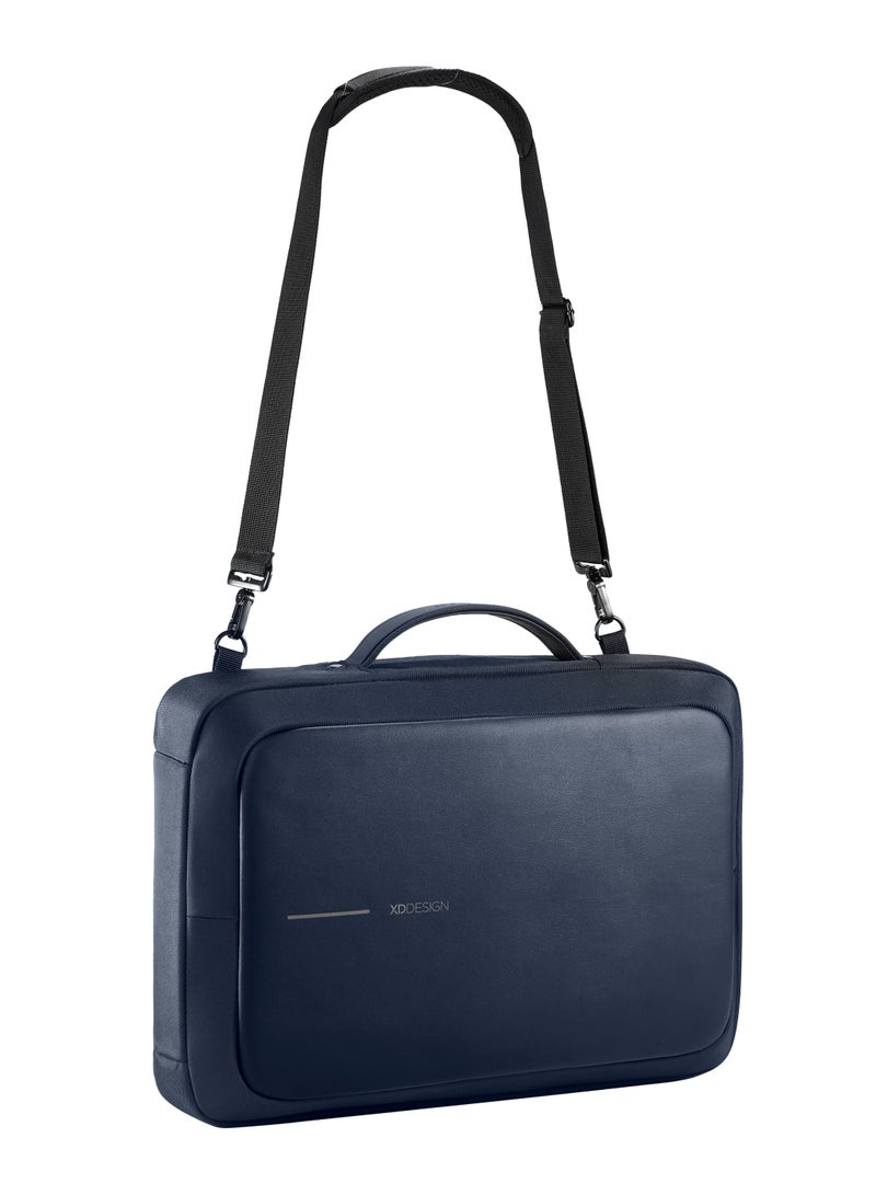 XD DESIGN Bobby Bizz 2.0 | Anti-Theft Backpack & Briefcase, Convertible Laptop & Tablet Travel Bag, Hidden Zipper, Cut Resistant, RFID Protected Pocket, Multi Compartments & Water Repellant - Navy Blue - Image 2