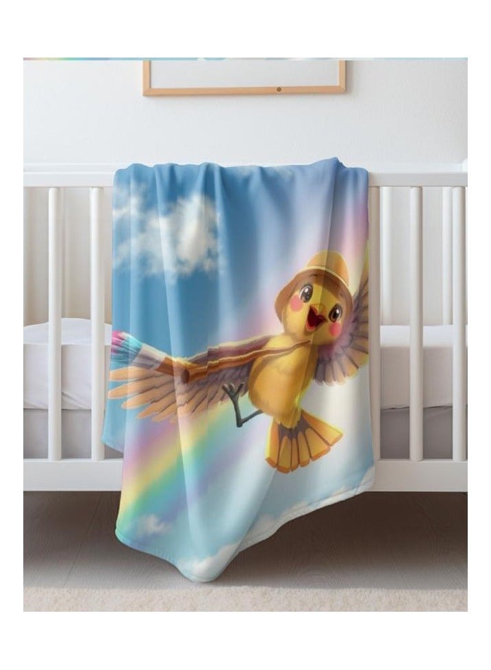 general Children's or student cartoon flannel thin blanket (warm and comfortable, suitable for sleep, games) 100cm*150cm - 724 - Image 1